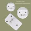 Universal Us Extension Socket 2 Way Wall Power Outlet Plug Adapter Converter With Switch 6A 250V With Switch Indicator Light