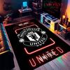 Tappeto Man Utd per Soggiorno Camera da Letto Casa Decorazione Divano, Tappetino Antiscivolo per Giochi Bambini