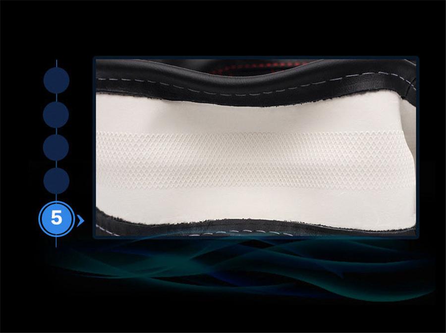 2018 New Genuine Leather Leather Car Steering Wheel Cover Auto Accessories Car Styling Size 38Cm