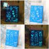 Rikaron Luminous White Henna Mandala & Butterfly Tattoo Stickers - Waterproof.
