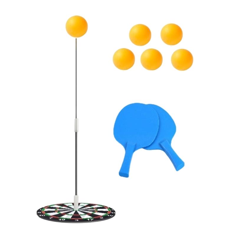 

Table Tennis Training Device Set Fitness Training Device Eyesight Workout Ball Game Elastic Soft Shaft Equipment Trainer 1