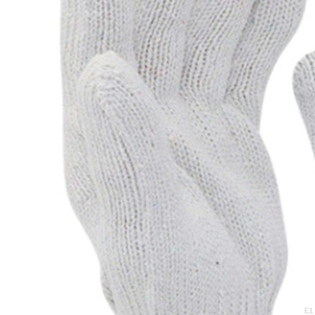 12 Pieces Cotton Gloves Working Garden Work for Repair Mechanic
