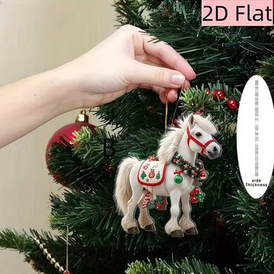 2D Christmas Pendants Are The Ideal Festive Decorative Pendants And Gifts For Pet Lovers