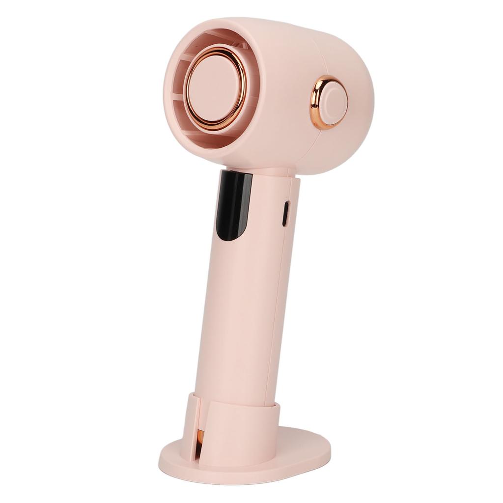 Smart Digital Display Handheld Fan Leafless Silent Small Turbine Fan Pocket Portable USB Electric Fan for Desktop