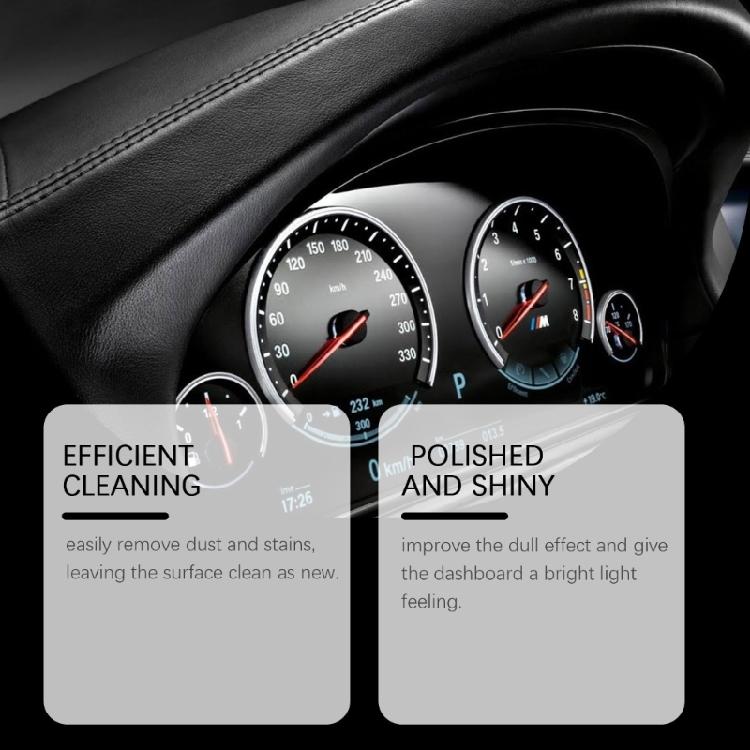 100ml Dashboard Polishing Cleaner Universal Car Interior Detailing Cleaner for Rubber Leather Interior Polish Detailer