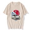 JDM Racing Car Printing T-shirt Cotton High Quality Soft Tee-shirt Japanese Fashion Style Streetwear Tees Short Sleeve Mens Tops