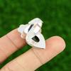 Gift For Her Natural Ruby Zoisite Multi Stone Flower Adjustable Ring 925 Silver
