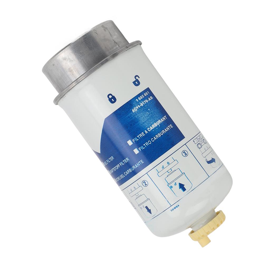 Fuel Filter Diesel Fuel Filter Assy Assembly 1685861 Replacement for Ford Transit 2.2 2.4 3.2 MK7 Diesel 2006‑2014