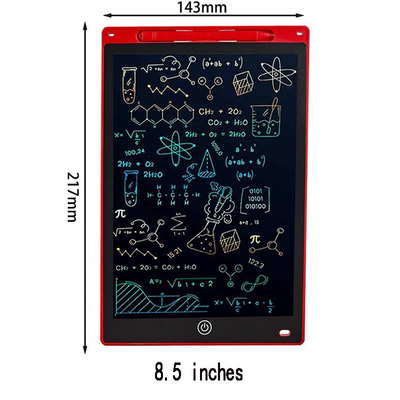 Lcd 6.5/8.5/10/12Inch Writing Tablet For KidsReusable Magic Drawing Board With StylusEco-Friendly Erasable Doodle Pad Toy Gift