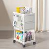 Ruchomy wózek narzędziowy z półką, ruchomy organizer z szufladami i wózek do przechowywania w pokoju dziecięcym, wózek do przechowywania