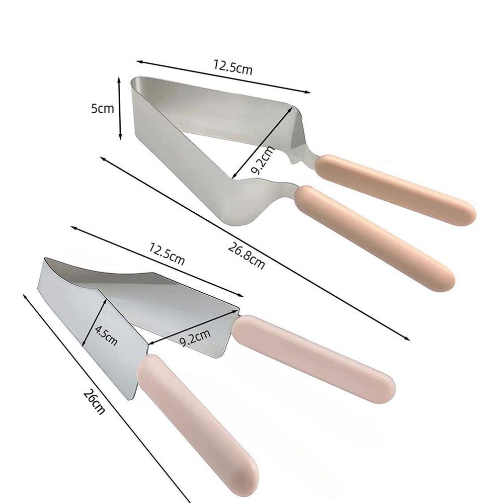 Triangular Stainless Steel Cake Slicer Dessert Shop Cutter Fudge Dessert Slicing Processing Easy To Clean Birthday Kitchen Tools