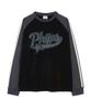 PHYSICAL DEPARTMENT Star Tail Colorblock Long Sleeve_Black