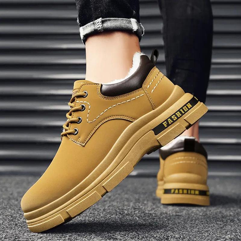 Низкие ботинки из утолщенного хлопка и бархата — фото 5