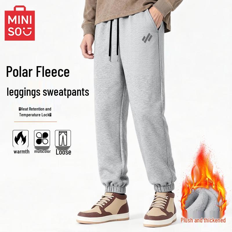 

MINISO Мужские джоггеры на флисовой подкладке XL