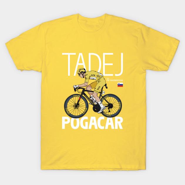 Men Black Print T-shirt Tadej The Goat No-Cut Transfer Paper Print Cotton Tshirt L жёлтый