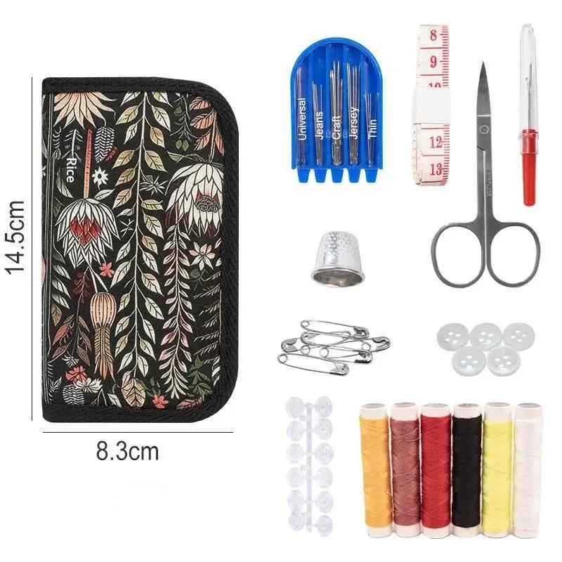 

Home Sewing Box Set Different Size Sewing Kit For With Thread Needle Scissors Kit For Clothes Shoes