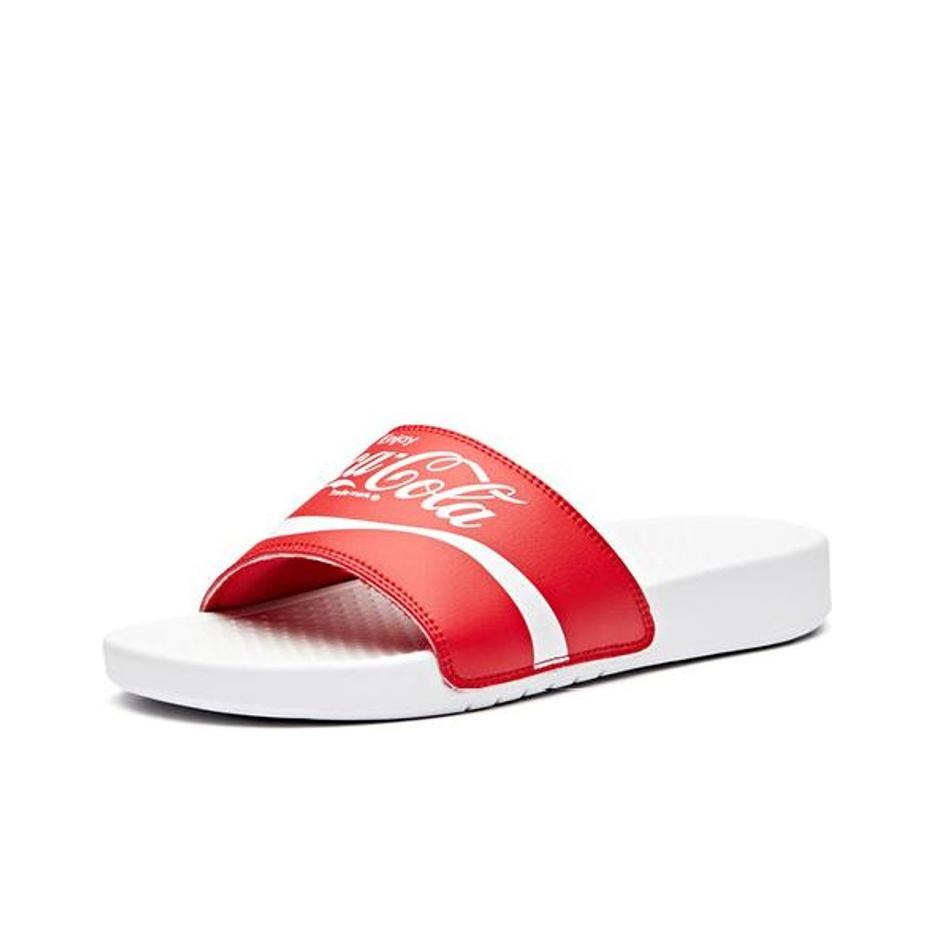 Coca-Cola X Anta Comfortabele Ademende Slippers Heren Schoenen Wit Rood 91926983-1