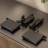 2Pcs Hydraulic Damping Buffering Hinge Aluminum Frame Glass Door Hinge Cabinet Door Buffer Door Hinge Easy To Install