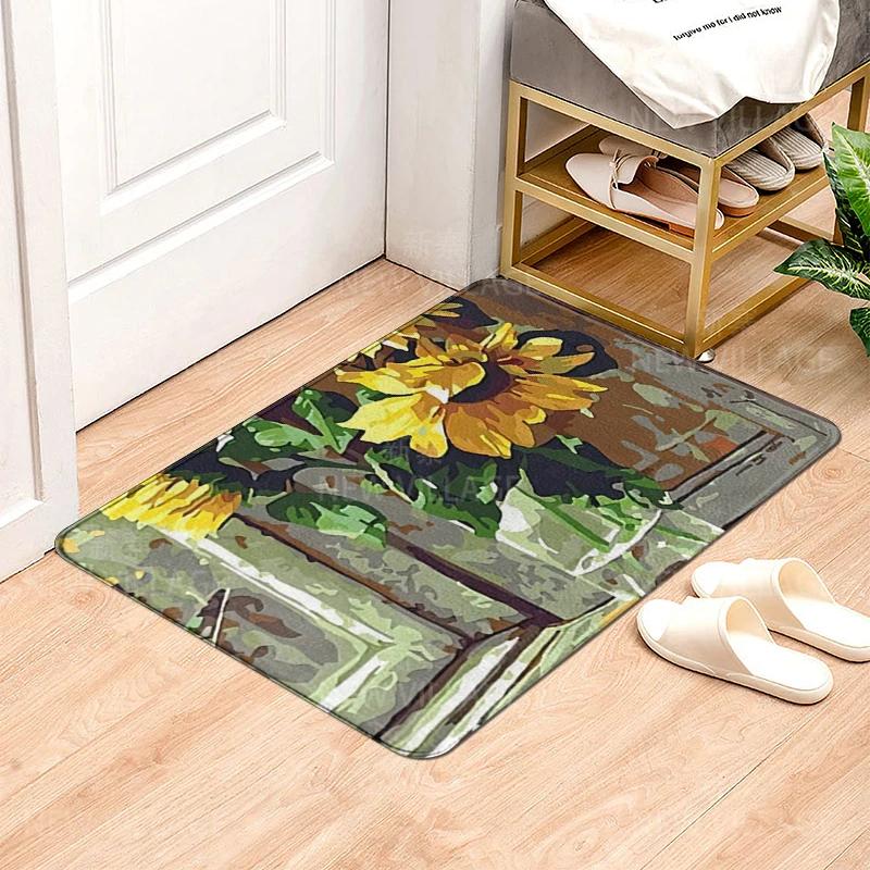 House entrance carpet Home doormat Modern Nordic style Room Bath mat Foot mat bathroom non-slip mat Kitchen water absorption mat