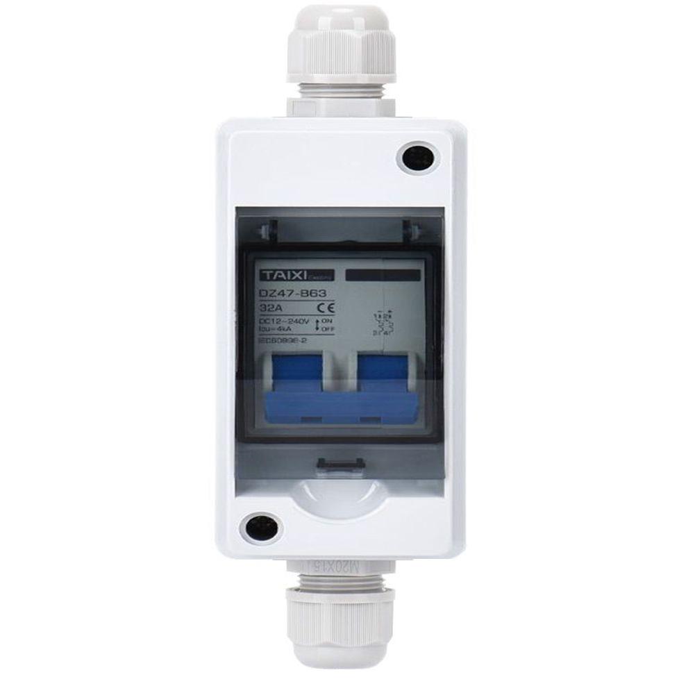 IP65 Kombinátorová krabice M20 Kabel Solární fotovoltaický 10-63A