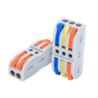 Wire Connector Quick Splitter Mini Splicing Universal Conductor Wiring Cable Terminal Block Electrical Push-in Terminal Blocks