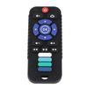 Baby Control Teething Toy TV Control Shape Silicone Teething Toy for Infants Toddlers Black