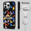 Music K-KEANE Phone Case For iPhone 16e,16,15,14,13,12,11,Plus,Pro,Max,Mini Magsafe Magnetic Wireless Charging