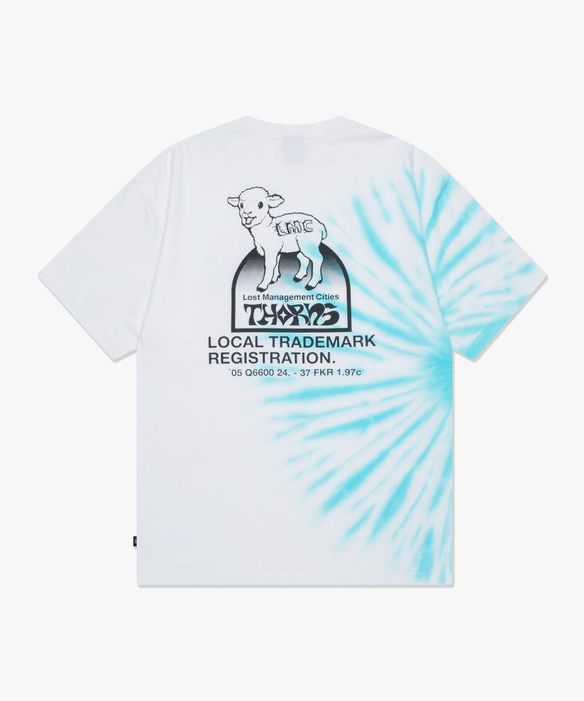 LMC Thorns Tie Dye Lamb Tee White
