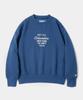 COLUMBIA UNIVERSITY Cu Big Script Women Terry Sweatshirts French Blue