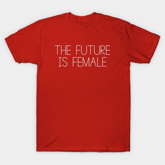 

Unisex Fashion TShirt The Future Is Female Print TShirt Plus Size S-5XL T-Shirt 100%Cotton Tops O Neck Short Sleeve Tees XL червоний