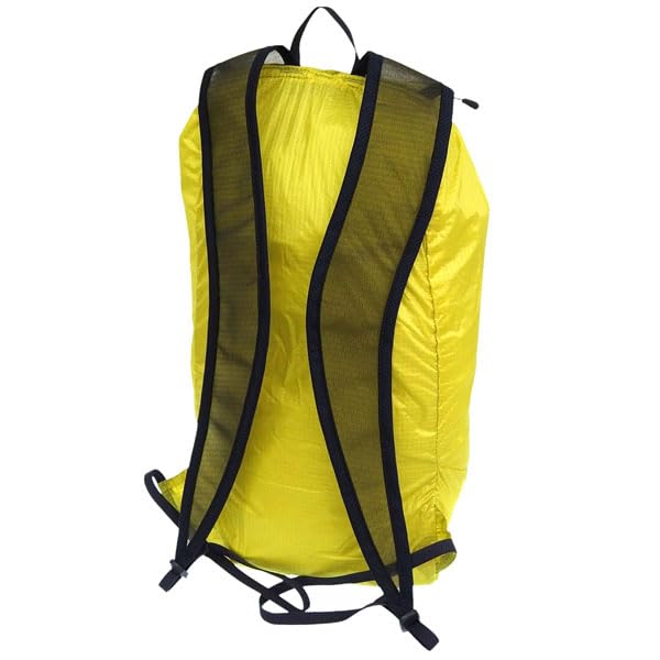 Montbell Versalite Pack 15, 15L Yellow Backpack for Men and Women, 1133321, A4 Compatible (Yellow (CYL))