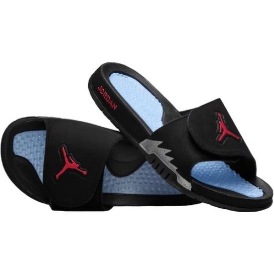 

Jordan Hydro 5 Retro Чорний/Вогненно-червоний-Сріблястий 555501-061 Чоловічий розмір EU 41 чорний