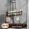 Stainless Steel Bathroom Toilet Storage Rack Shower Room Shelf