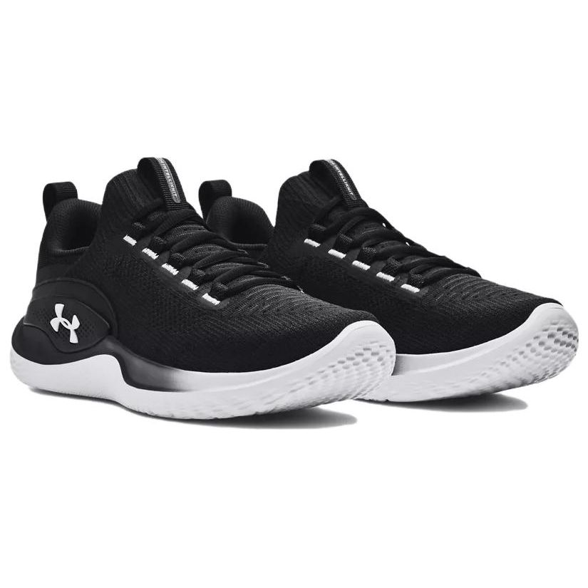 Under Armour Flow Dynamic Black White Men Sneakers 3026106-001