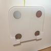 [Upper wall artifact] Scale bracket Wall-mounted non-punching storage hanger is suitable for Xiaomi Huawei body fat scale