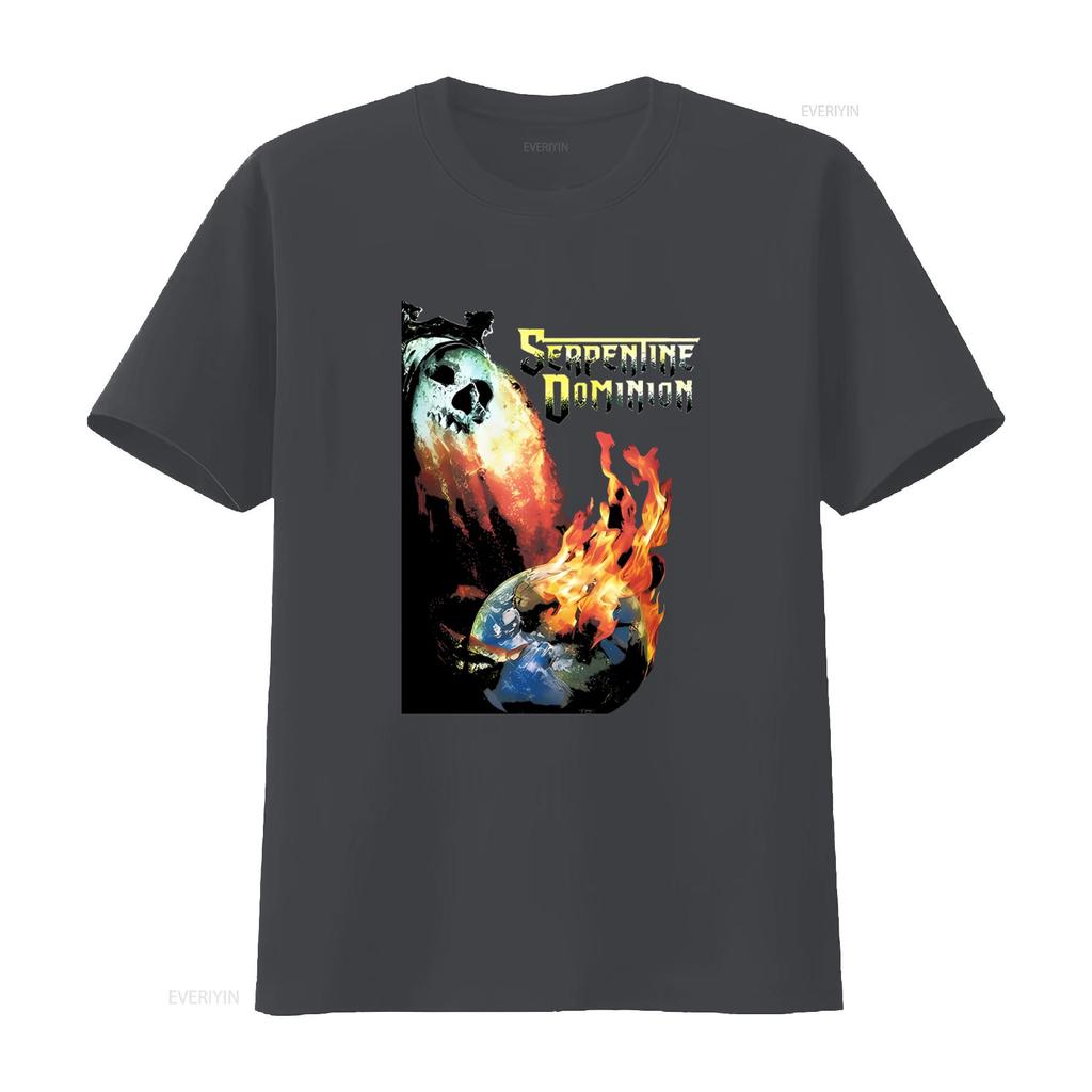 New Serpentine Dominion American Death Music Art Logo T Shirt S 4xl Vintage Breathable Stylish Streetwear Homme Unisex