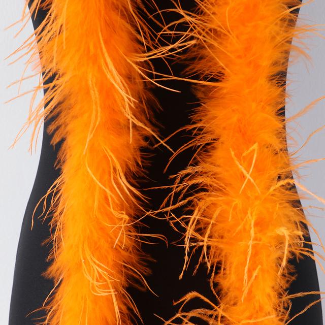 50G 2M Natural Pink Dyed Ostrich Feathers Boa Plumas for Shawl Scarf Ribbon Wedding Party Stage Sewing Dress Decoration Crafts