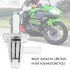 Set of 3 Transparent 90-Degree Fuel Filters for Yamaha Motorcycles