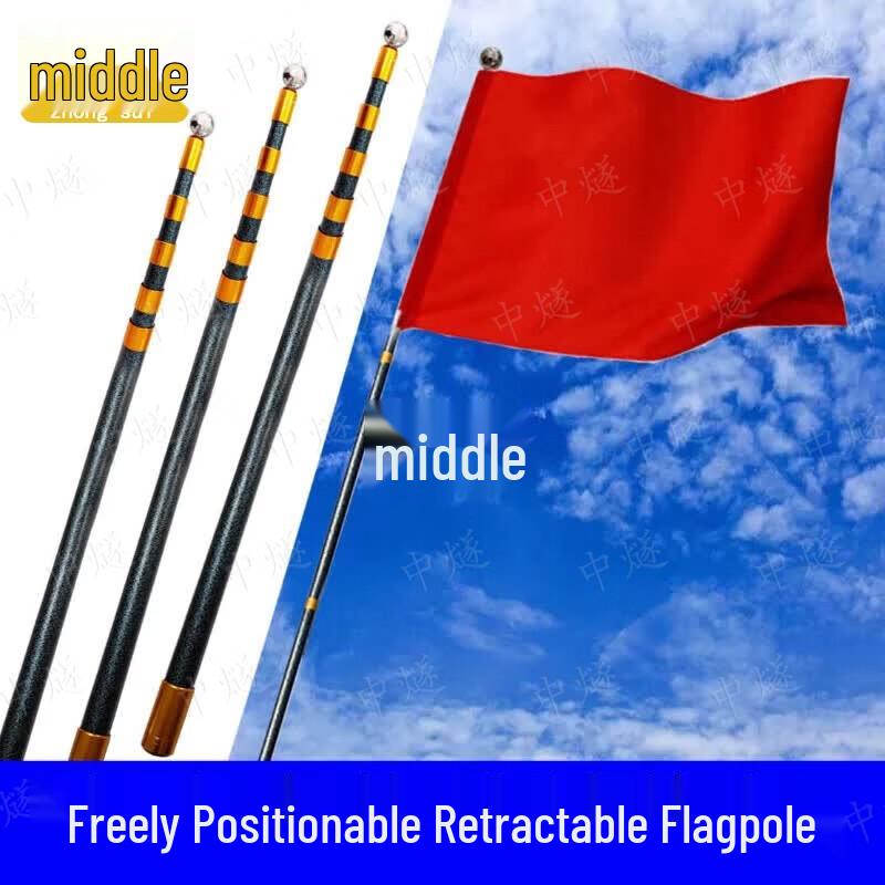 Zhongsui Fiberglass Telescopic Flagpole