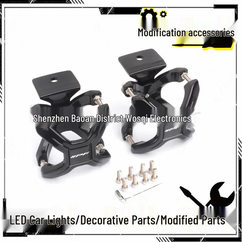 

Кронштейн для фар переднего бампера Wrangler: Внедорожный X Прожектор Мод Цветок сливы. чёрный