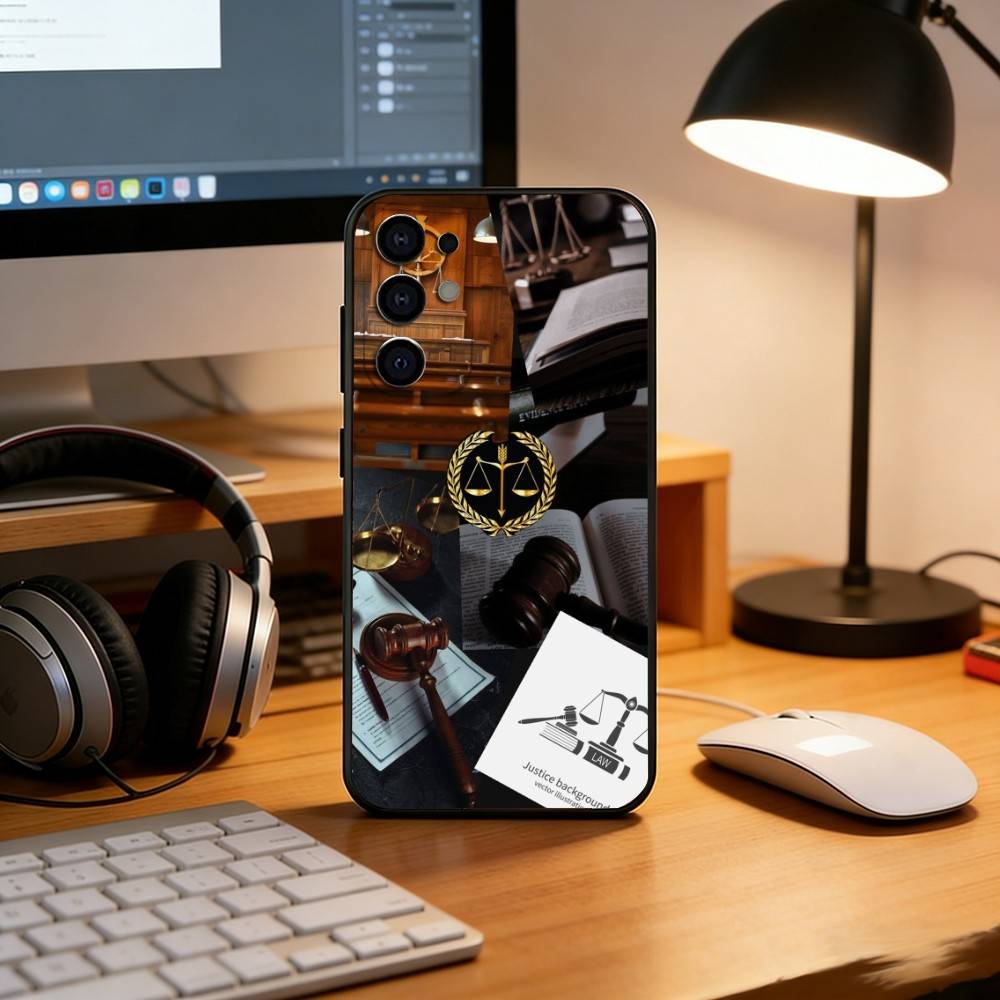 Lawyers cases Phone Case For Samsung S25,S24,S21,S22,S23,S30,Ultra,S20,Plus,Fe,Soft Silicone Black Cover