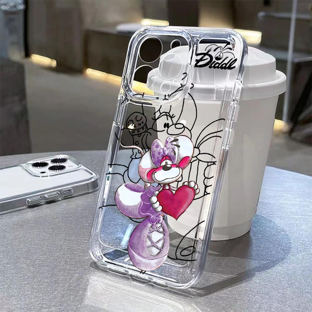 Cartoon D-Diddls Handyhülle Für Samsung Galaxy S26 S25 S24 S23 S22 S21 S20 FE Note20 Note10 Edge Plus Ultra Lite 5G Klare Hülle