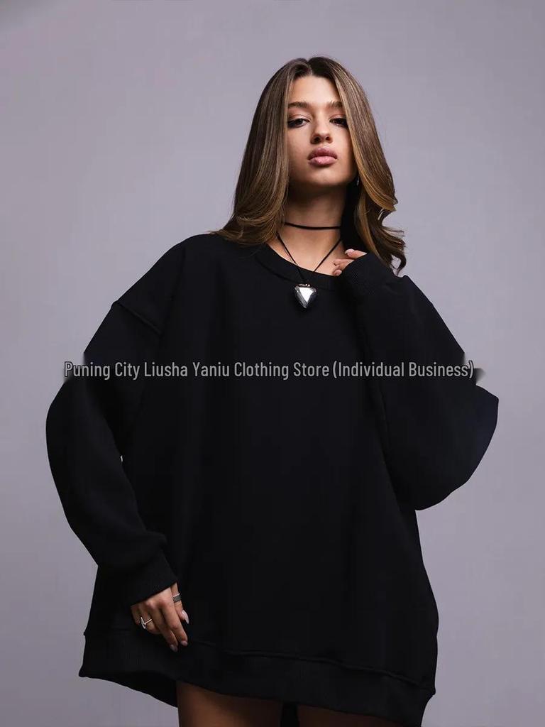 Comfortable Oversized Casual Hoodie with Stylish Cover-Up Design