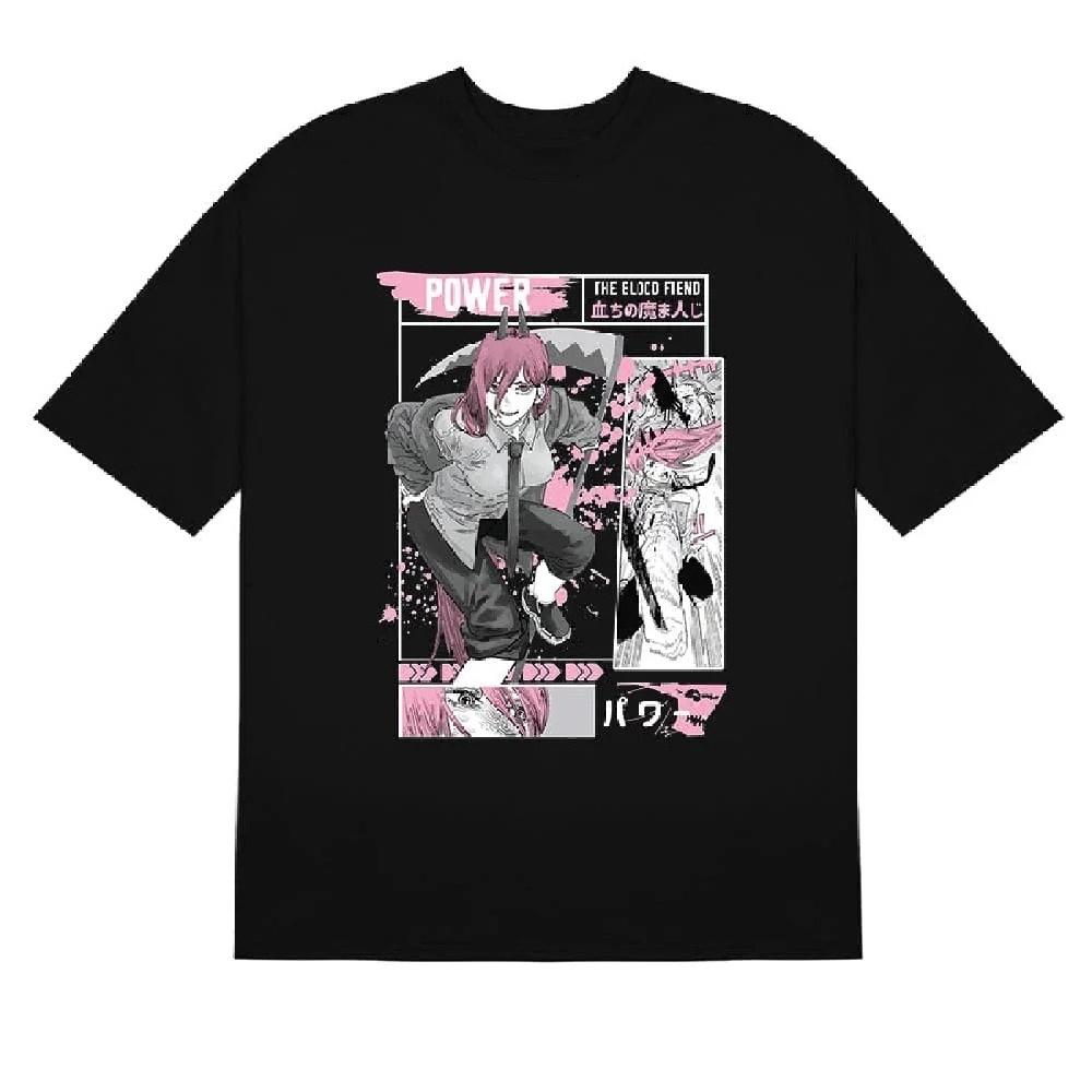 

Chainsaw Man Power Blood Fiend T-Shirt - 100% Cotton Anime Shirt with Dynamic Design XXXXXL чорний