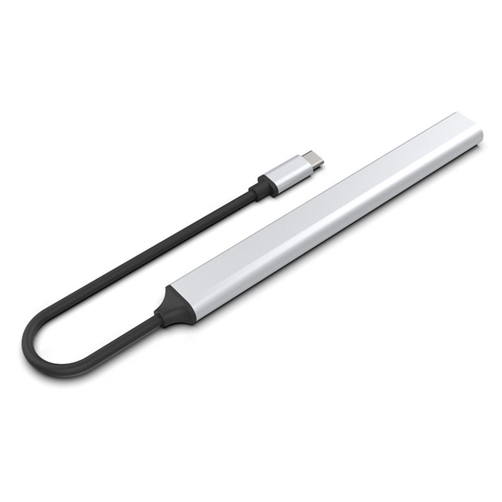 Aluminium Alloy Splitter OTG Adapter High Speed USB 3.0 Expander Docking Station Type-C HUB 7 Ports