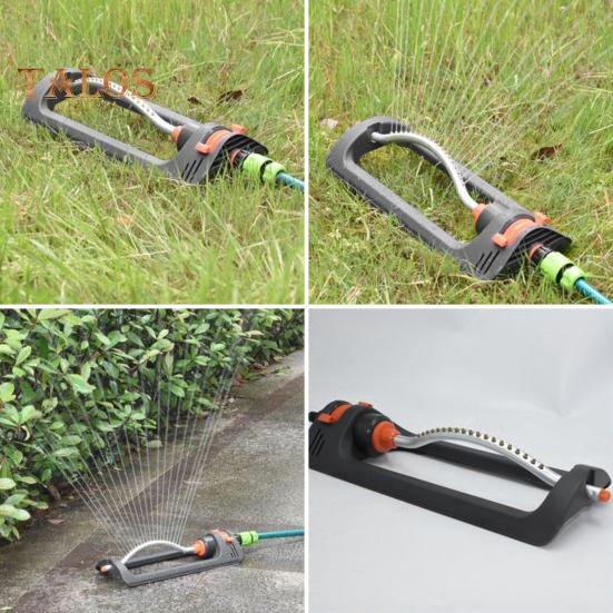 Lawn Sprinkler Metal Oscillating Sprinkler Garden Hose Sprinkler Water Sprinkler Garden Yard Irrigation Accessory