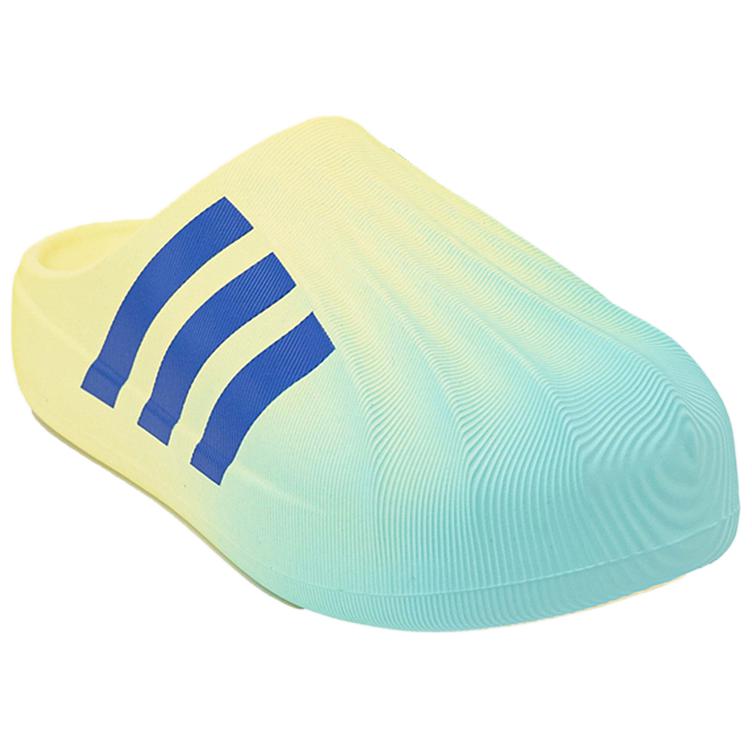 Adidas Originals Adifom Superstar Comfortable Anti-Wear Open-Toe Slippers Unisex Footwear Yellow Blue JP5685