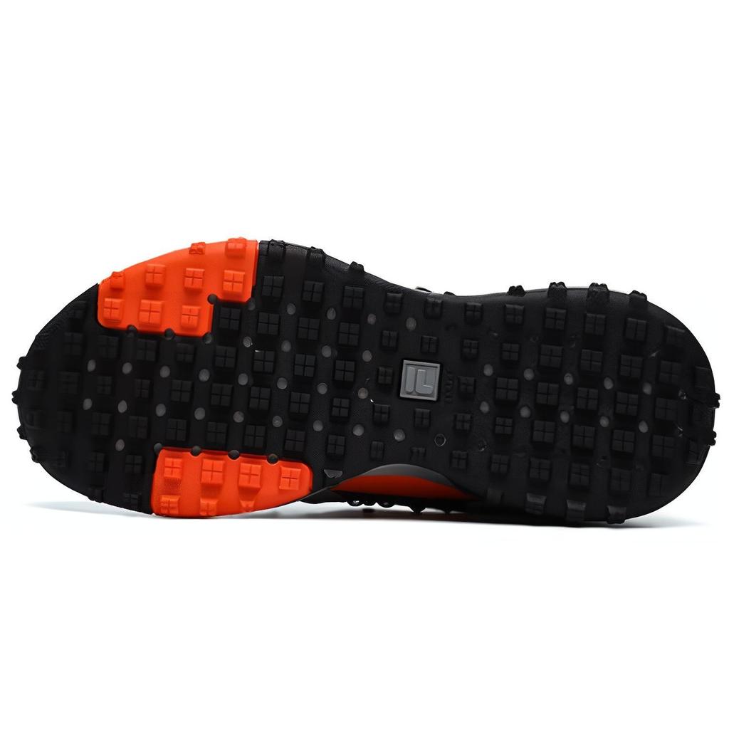 Fila Outdoor Running Shoes 'Black Gray Orange' Men's A12M142208FMB