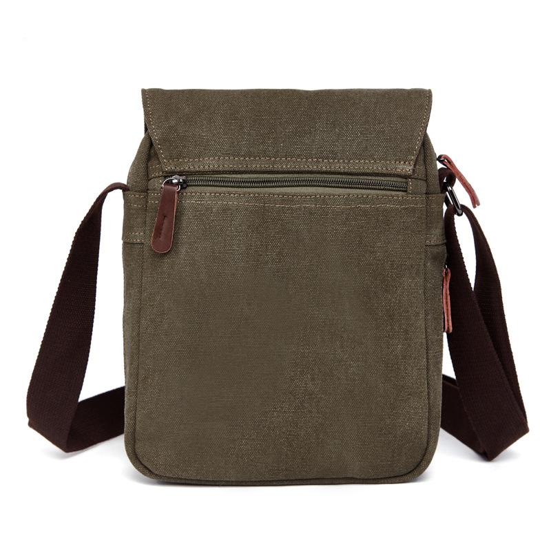 Casual Men Shoulder Bags Vintage Canvas Fashi Zipper Ipad Bag Cellphe Bag Male Messenger Bags Handbag New 2026 Gift for Man
