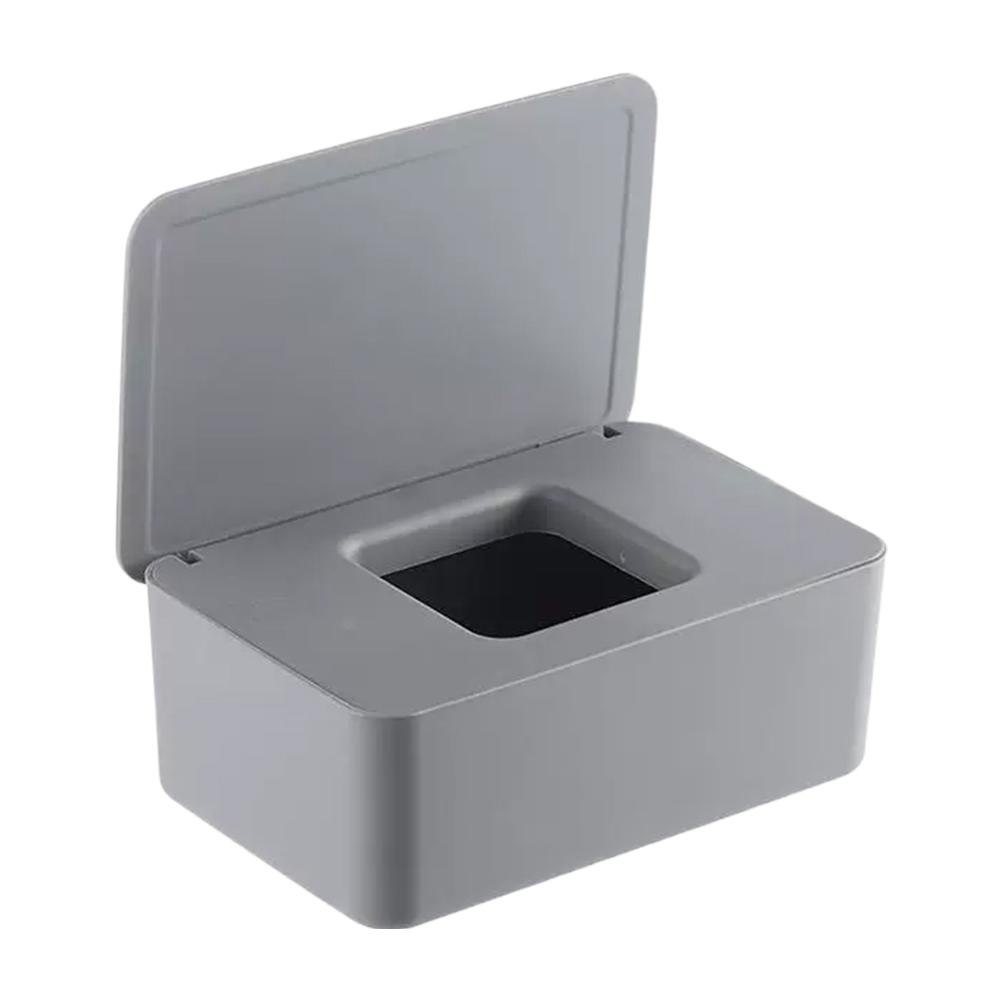 NEW Wet Tissue Box Dustproof Wipes Dispenser Portable Tissue Box Storage Box With Lid For Car Home Office Desktop Organizer